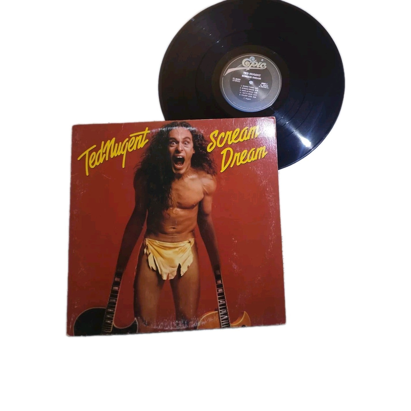 Ted Nugent: Scream Dream 1980 LP   Epic FE 36404 Original First Press Rock Vinyl