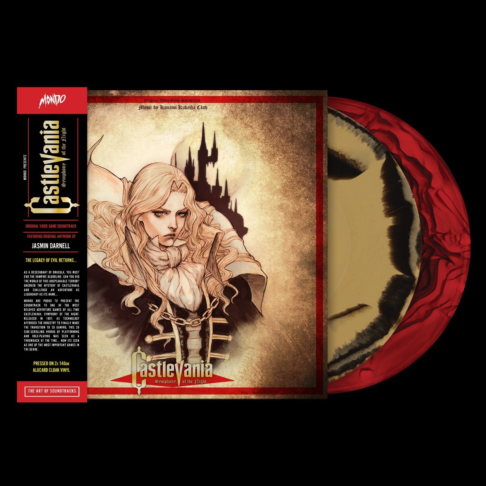 Castlevania Symphony of the Night Alucard Cloak Vinyl 2LP Record Mondo - SEALED
