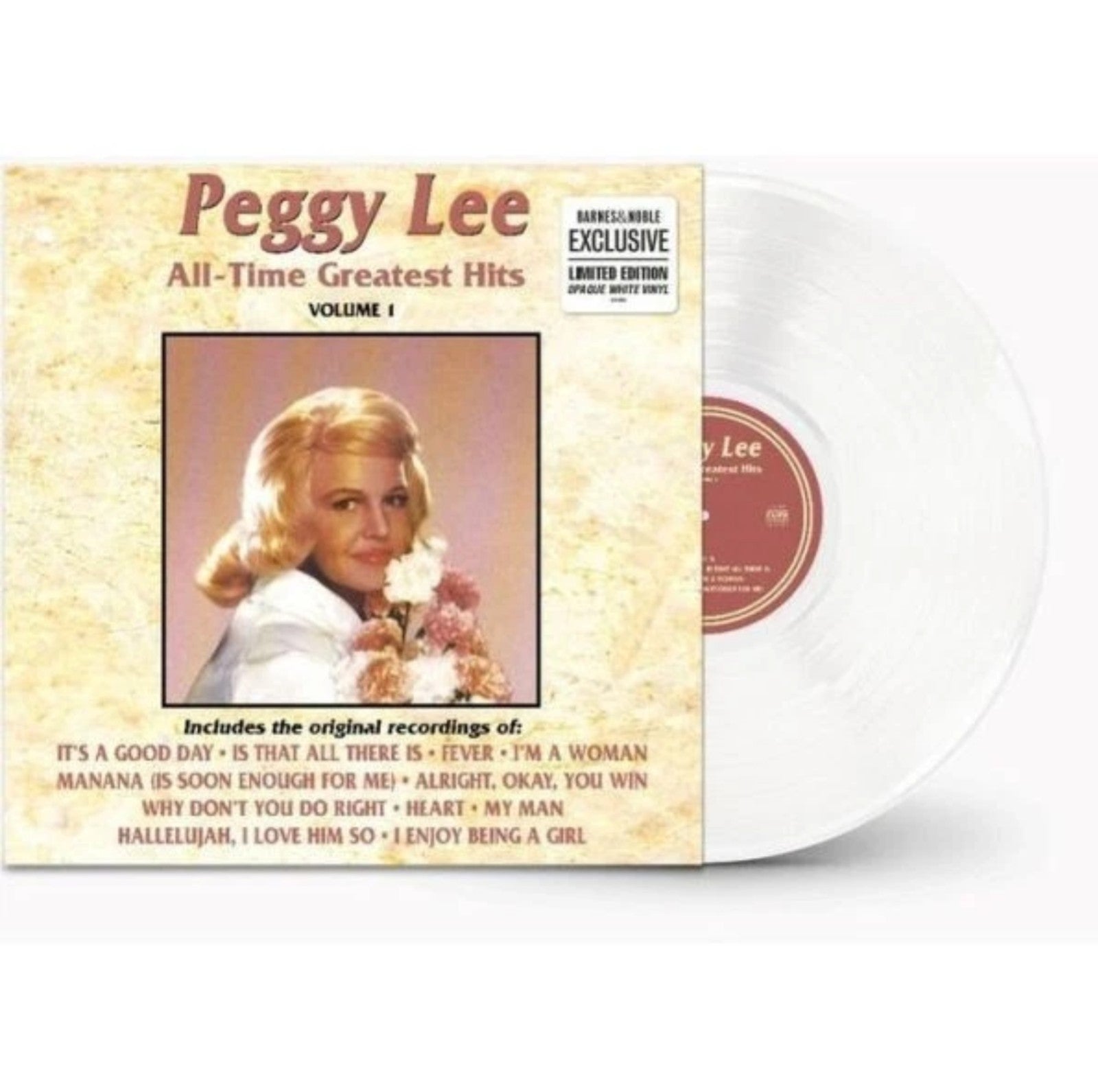 Peggy Lee All Time Greatest Hits White Vinyl LP Brand New / Sealed Exclusive