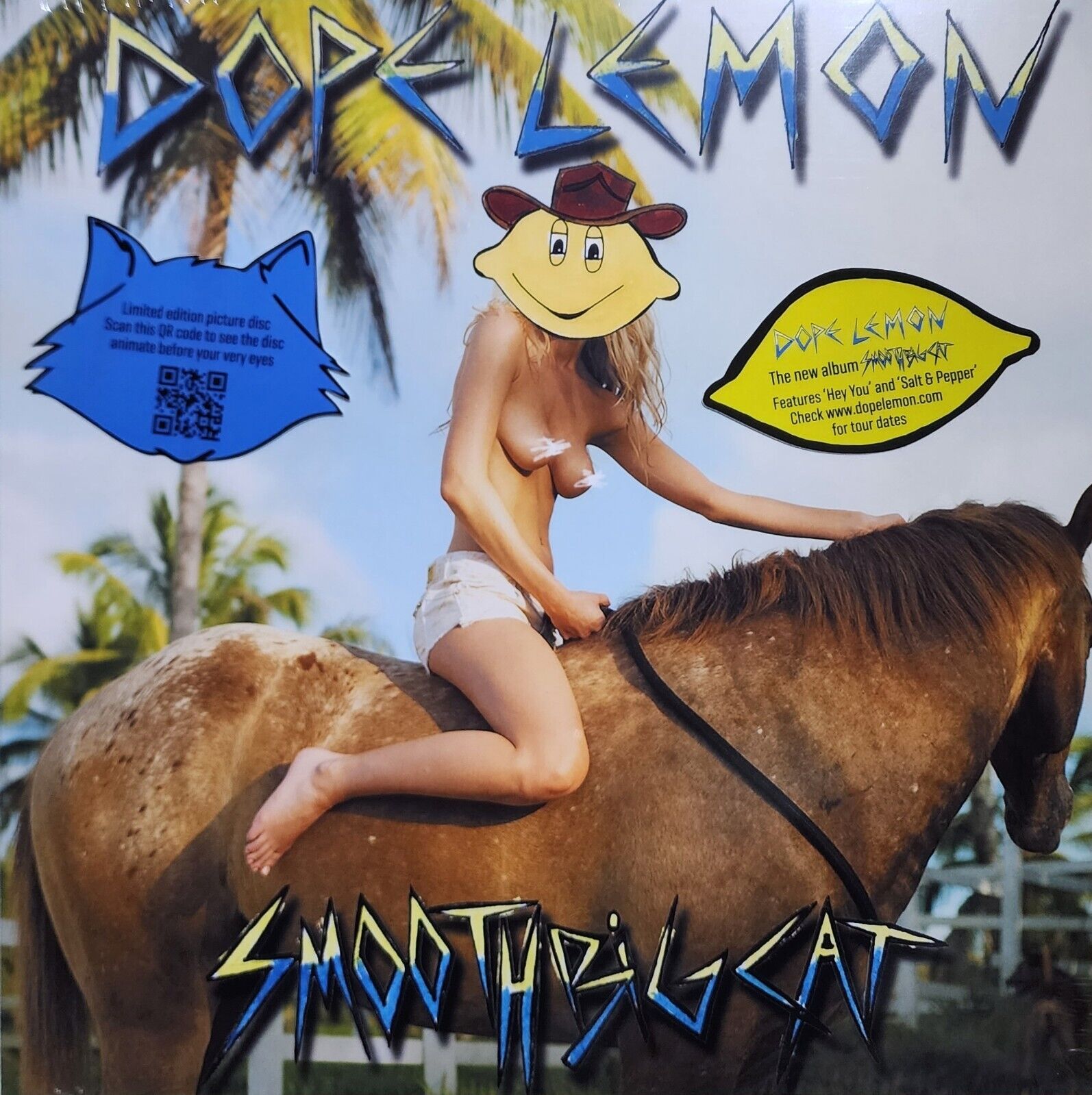 Dope Lemon Smooth Big Cat (Vinyl) 12" LP Album Phonotropic Disc Limited Edition