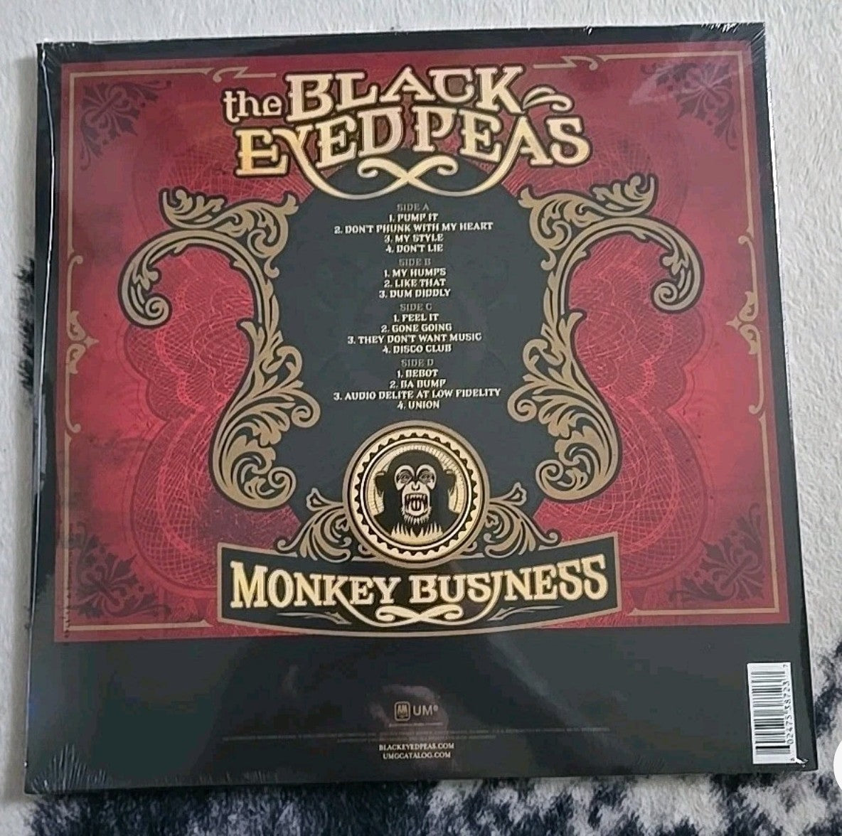 THE BLACK EYED PEAS MONKEY BUSINESS VINYL NEW! LIMITED RED LP! MY HUMPS, PUMP IT