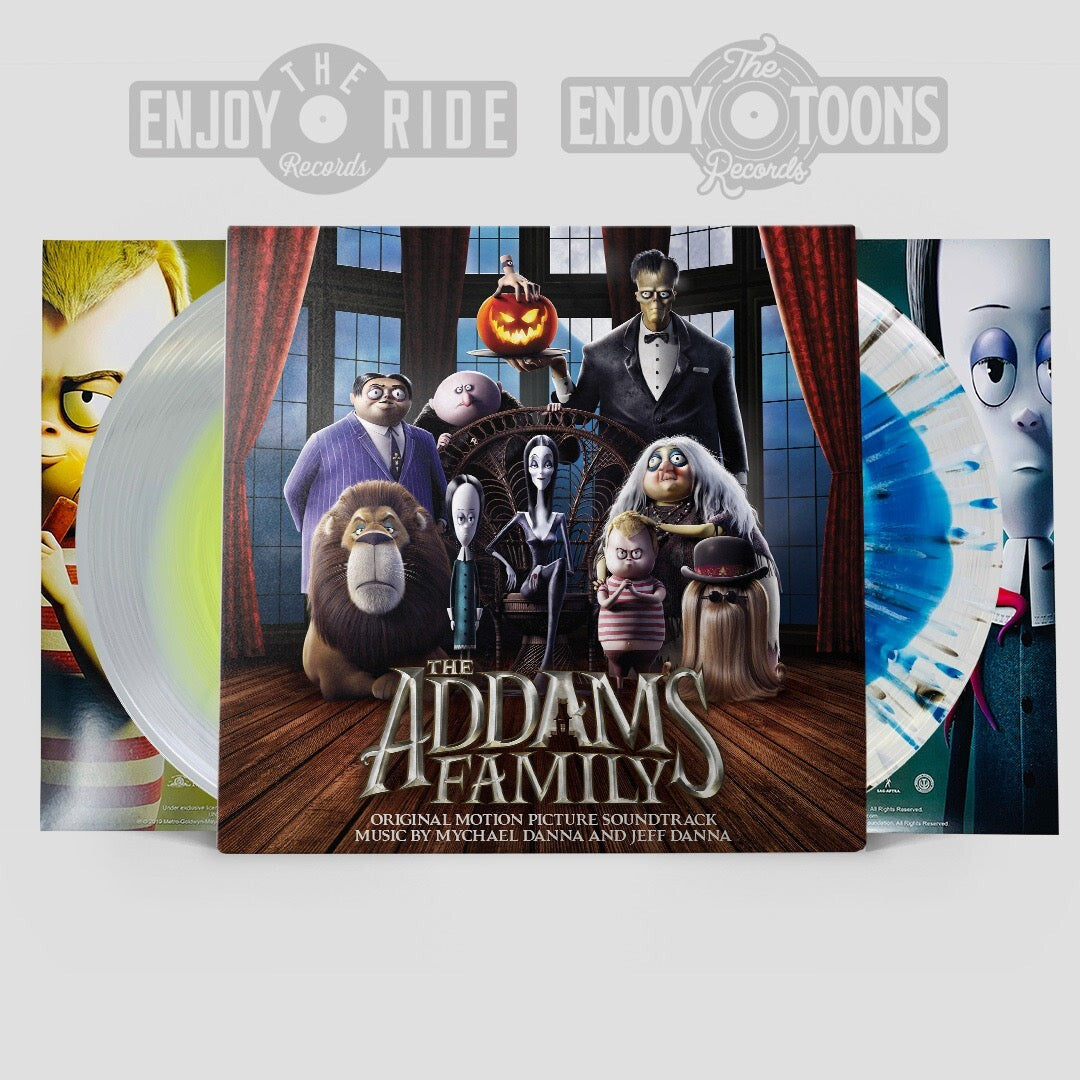 Addams Family Soundtrack LIGHTNING STORM Color Vinyl LP 2019 Animated Film Score