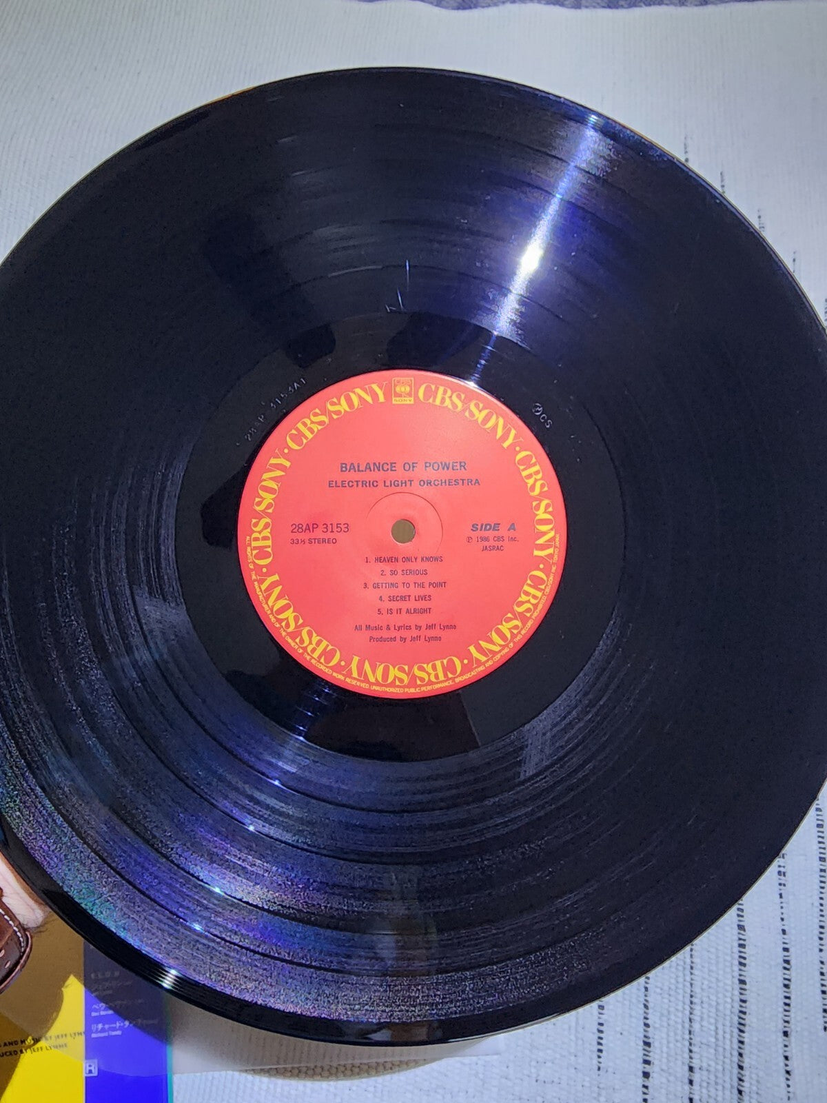 ELECTRIC LIGHT ORCHESTRA BALANCE OF POWER 28AP 3153 OBI Shrink VINYL LP JAPANESE