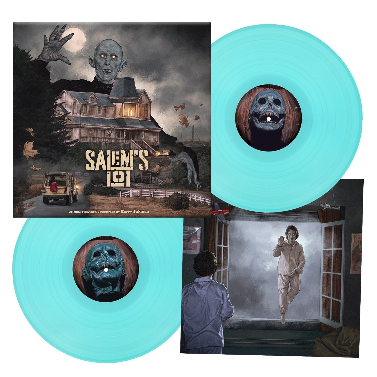 Salem's Lot Original 1979 Television Soundtrack  Vampire Blue 2xLP Vinyl PRESALE