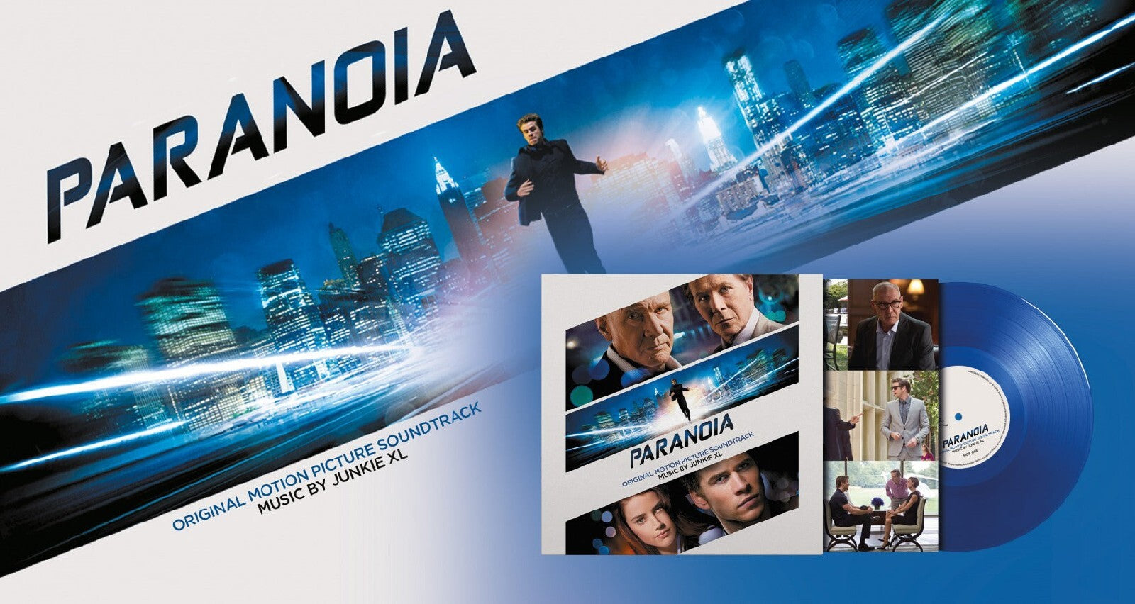Paranoia (Soundtrack) Junkie XL [Import] [Blue Vinyl] NEW LP Album LIMITED 500