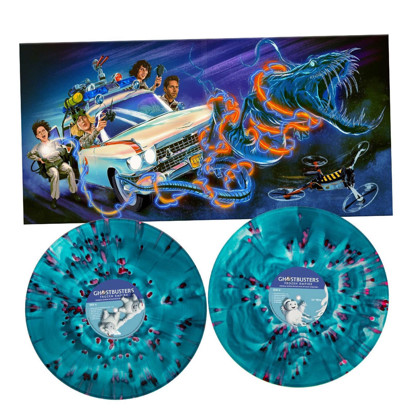 Ghostbusters Frozen Empire (VINYL LP) Waxwork LTD COLOR Horror Soundtrack Score