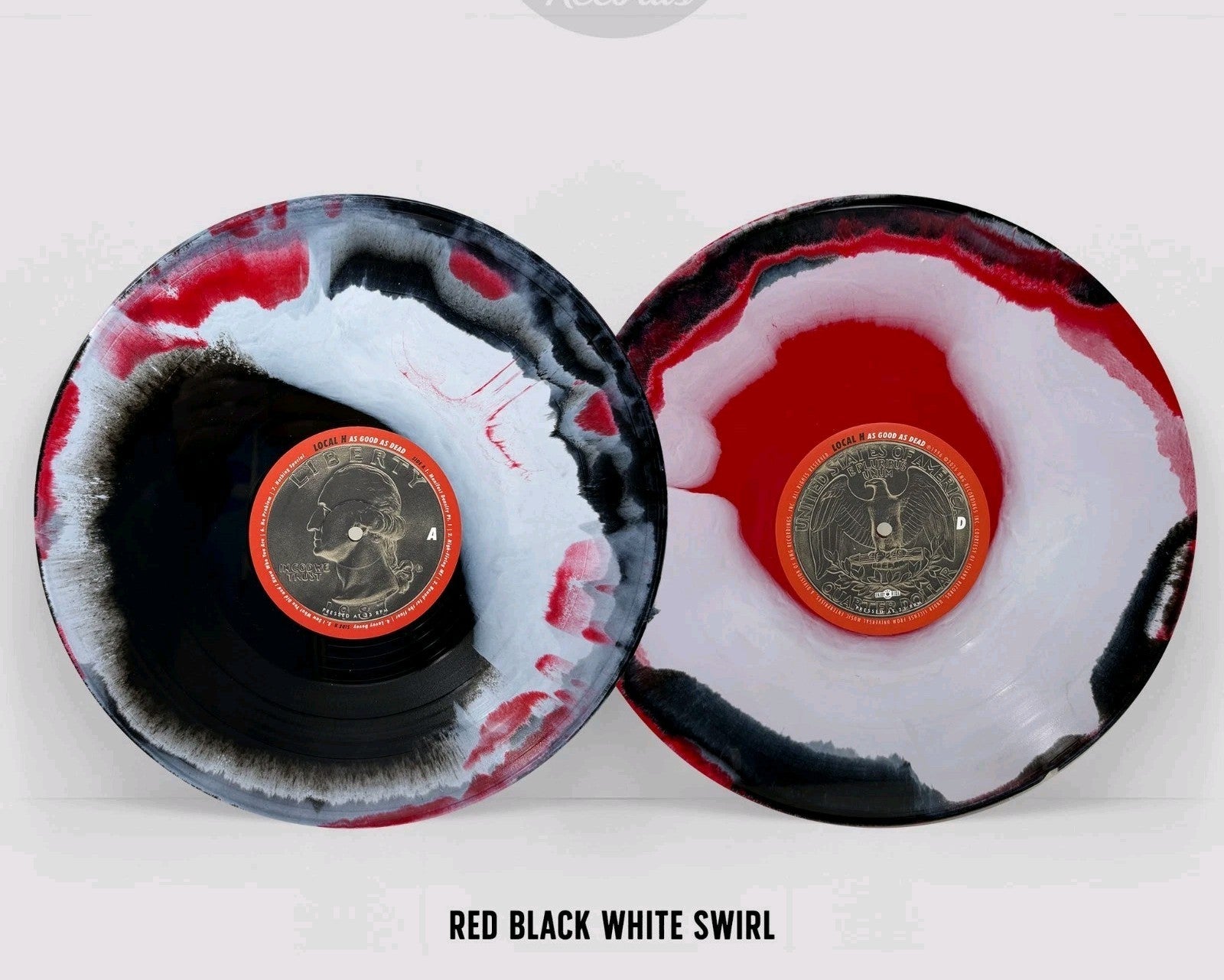 LOCAL H As Good As Dead NEW 2LP RED/BLACK/WHITE SWIRL VINYL