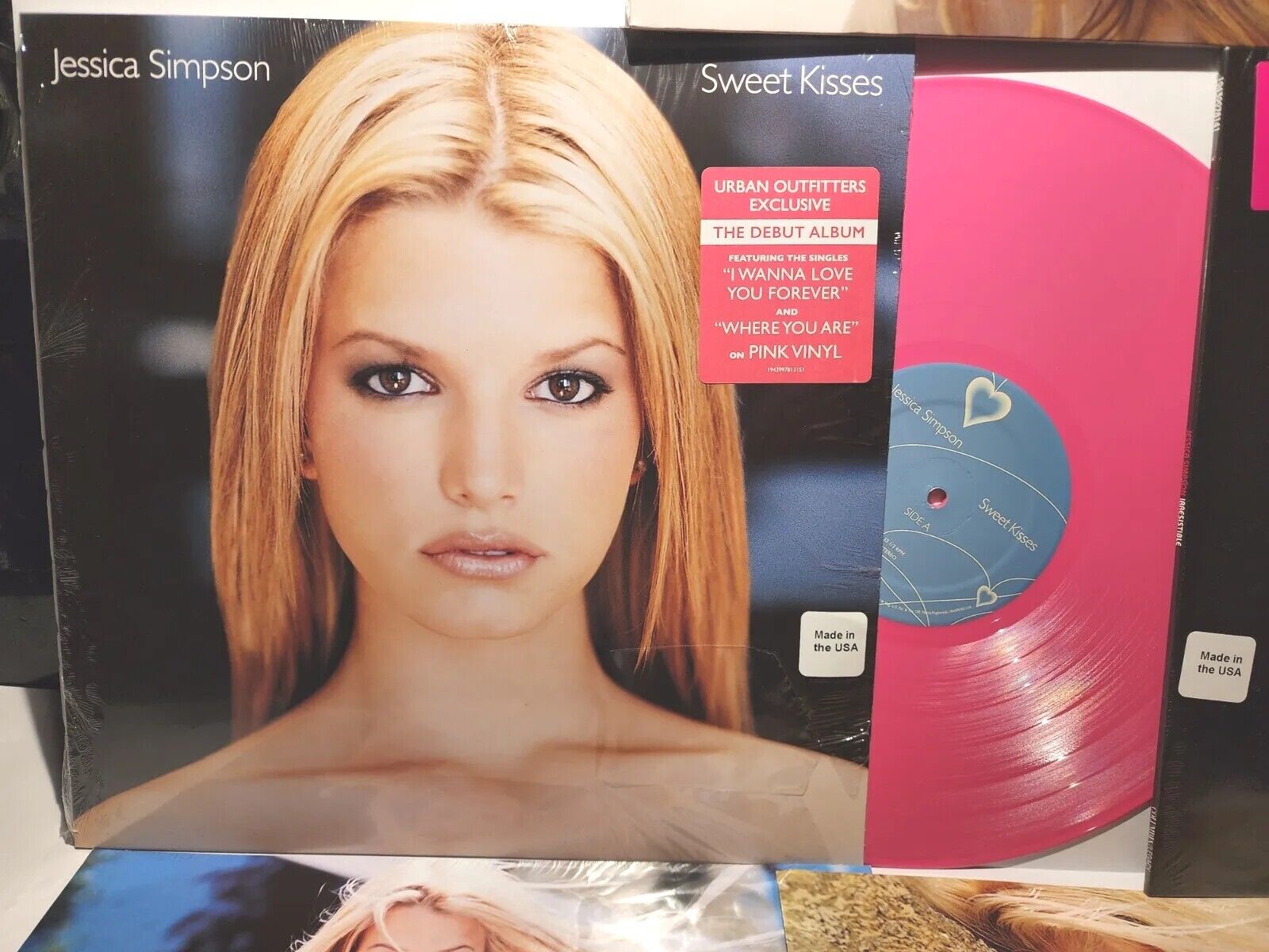 Jessica Simpson Set of 3 New LPs Exclusive Colored Vinyl Record Collection w/ 7"