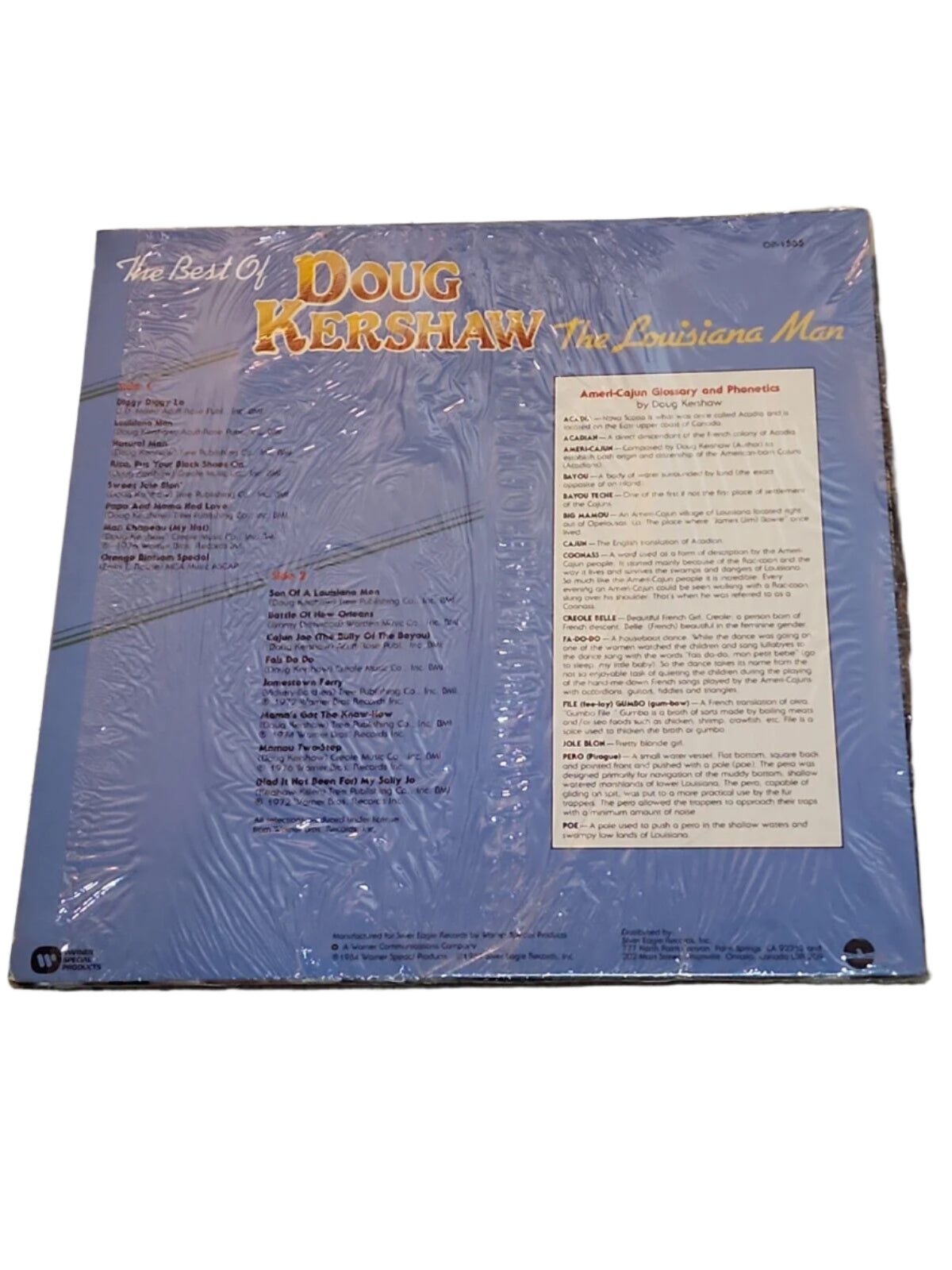 Doug Kershaw – The Best of Doug Kershaw The Louisiana Man - Country VINYL LP