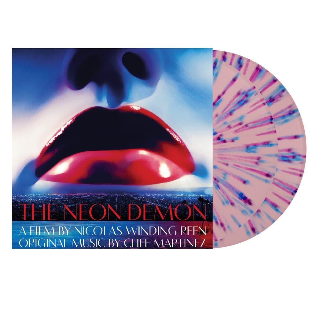 THE NEON DEMON Soundtrack OST 2 LP 2016 PINK SPLATTER COLOR Vinyl Cliff Martinez