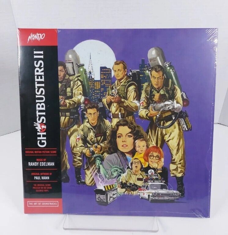 Ghostbusters II 2 Vinyl LP Soundtrack OST - Pink Slime - Mondo Limited /1989 NEW