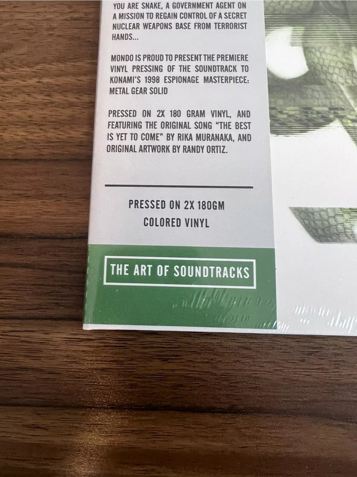 metal gear solid vinyl Metal Gear Solid – Original Video Game Soundtrack (Green Smoke Vinyl)