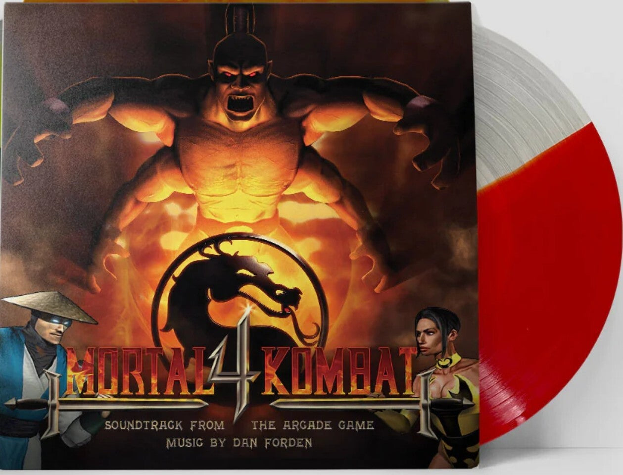 Mortal Kombat 4 Soundtrack BLOOD DIPPED Exclusive Video Game Vinyl LP Arcade OST
