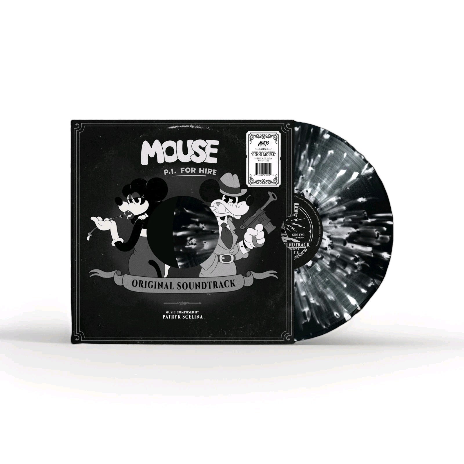 MOUSE: P.I. For Hire Original Soundtrack Vinyl LP 12" Noir Color - Limited Album