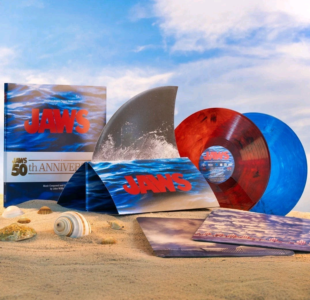 John Williams - JAWS Soundtrack 2LP "BLOOD & WATER" Vinyl BRAND NEW Deluxe 2 LP