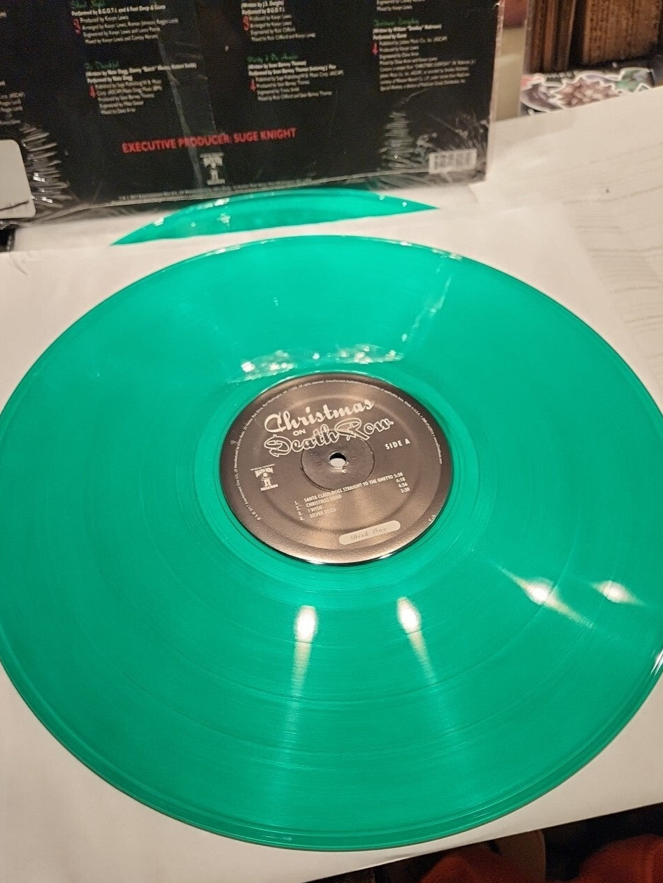 Christmas On Death Row Limited 2 LP Clear Green Vinyl Record Album Snoop Dogg