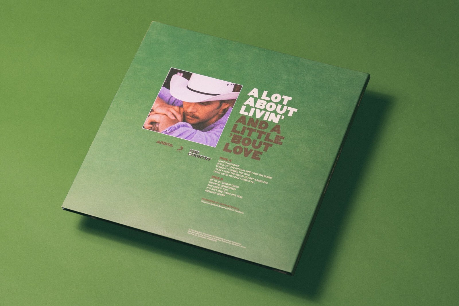 ALAN JACKSON A LOT ABOUT LIVIN AND A LIL BOUT LOVE NEW! LIMITED MERCURY BLUES LP