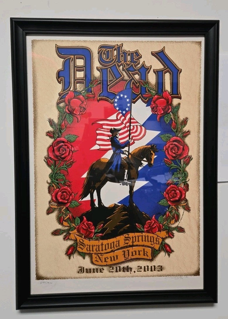 The Grateful Dead Poster 6/20/03 Saratoga Performing Arts Heritage Auction #695