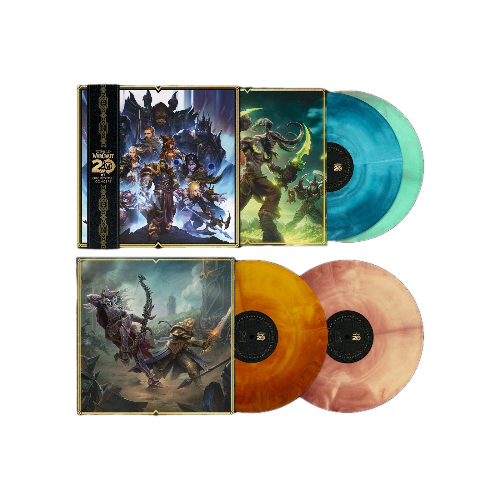 World of Warcraft: 20 Years of Music – "Seasons of Azeroth" Color Vinyl – NEW