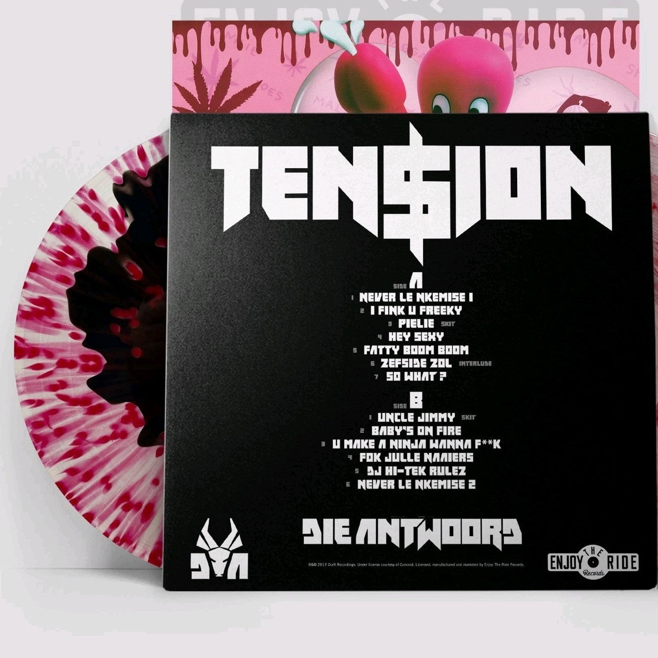 Die Antwoord Ten$ion Tension Blood Blend Vinyl LP