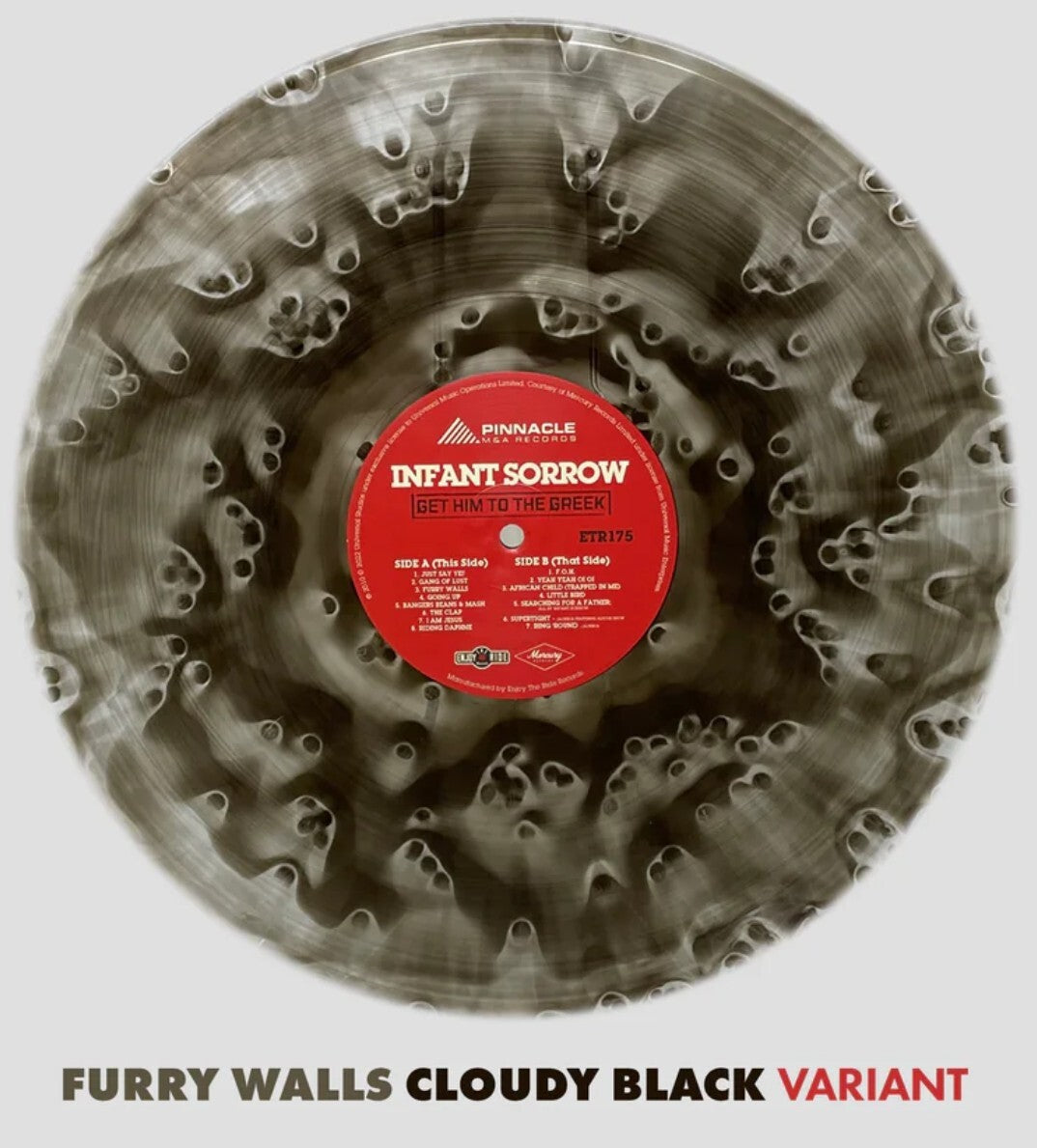 Infant Sorrow Get Him To The Greek FURRY WALL Colored Vinyl LP Russell Brand OST
