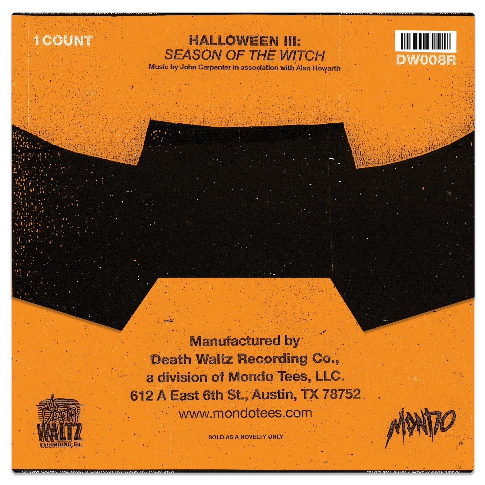 Halloween III Season Of The Witch Soundtrack Vinyl LP SPLATTER John Carpenter