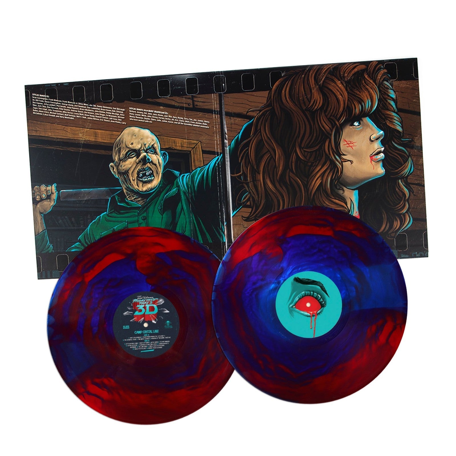 Friday The 13th III 3D Horror Soundtrack OST Score Colored Vinyl Waxwork Records