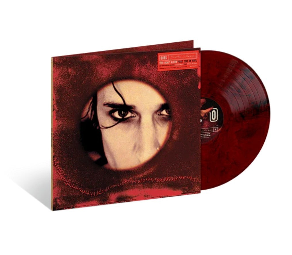 OURS Distorted Lullabies NEW BURGUNDY/BLACK MIX VINYL W/HYPE STICKER