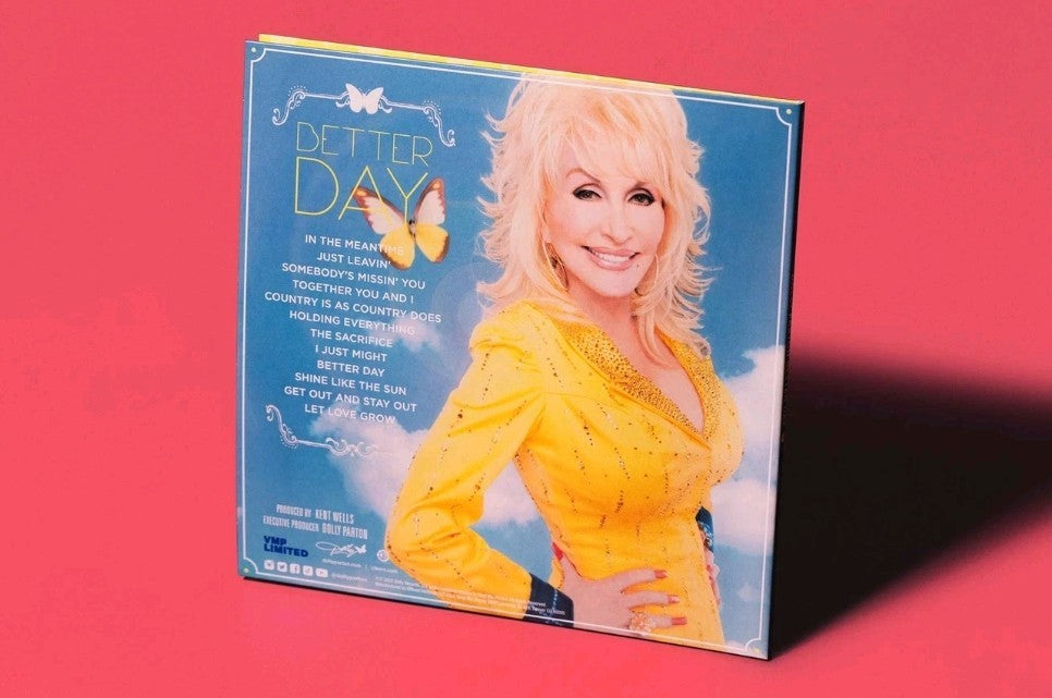 DOLLY PARTON BETTER DAY VINYL NEW! LIMITED 180 GRAM BLUE GALAXY LP! JUST LEAVING