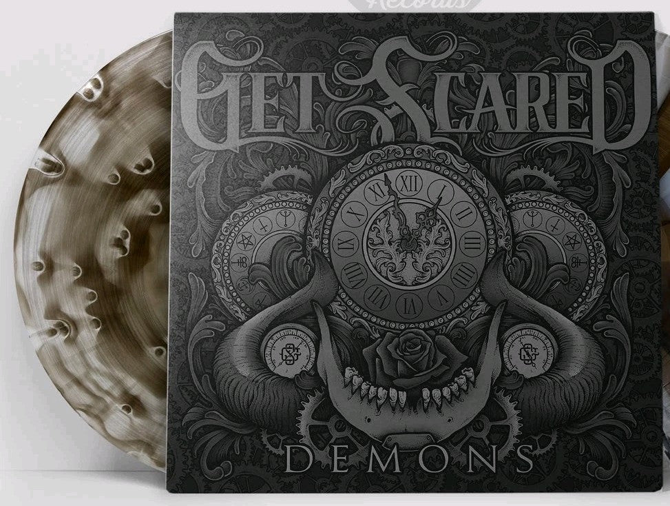 Demons by Get Scared - Limited VINYL LP - SKULL EXPLOSION Limited Color - Metal