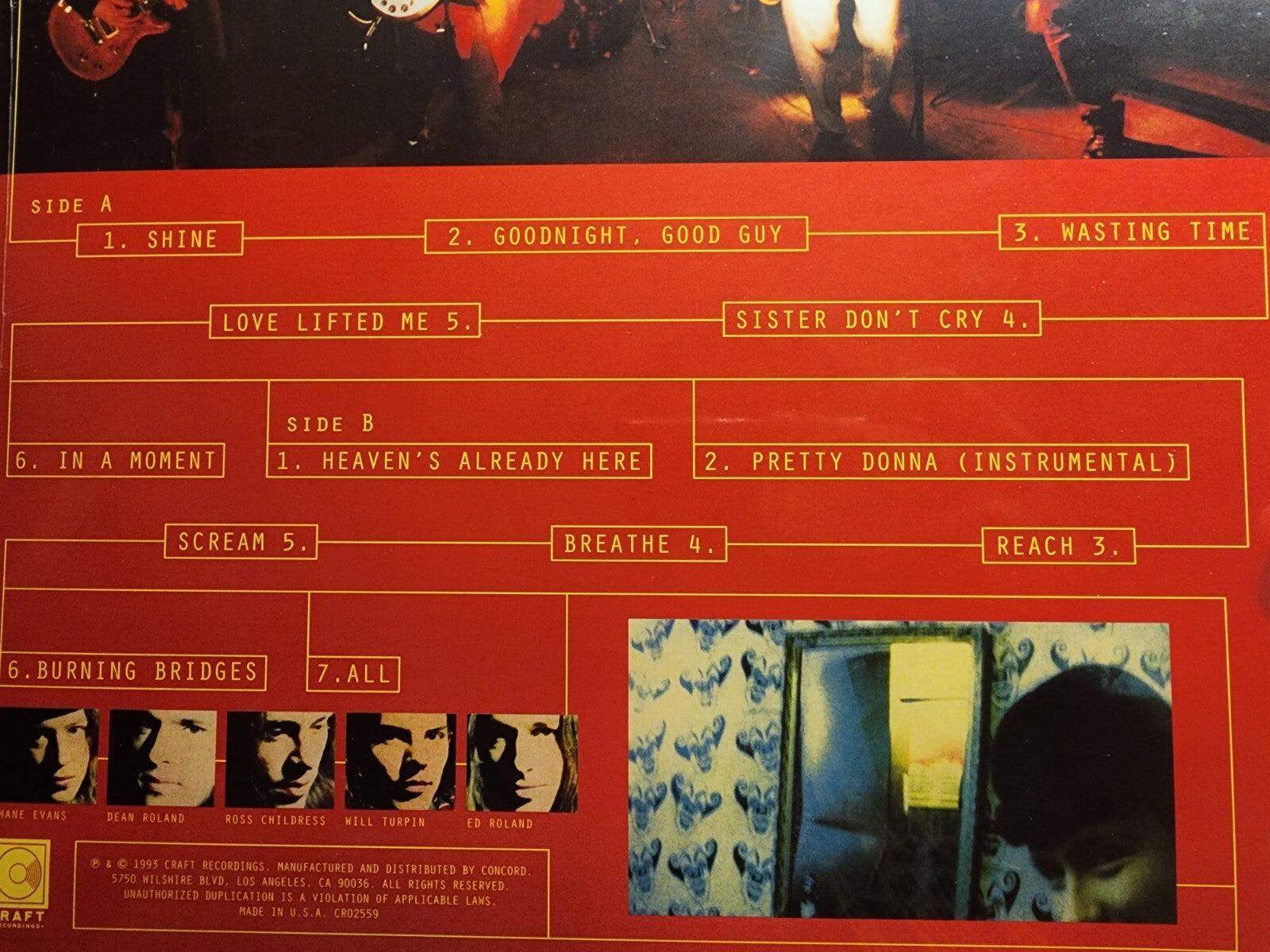 COLLECTIVE SOUL HINTS ALLEGATIONS & THINGS LEFT UNSAID VINYL LP 1993 90s GRUNGE