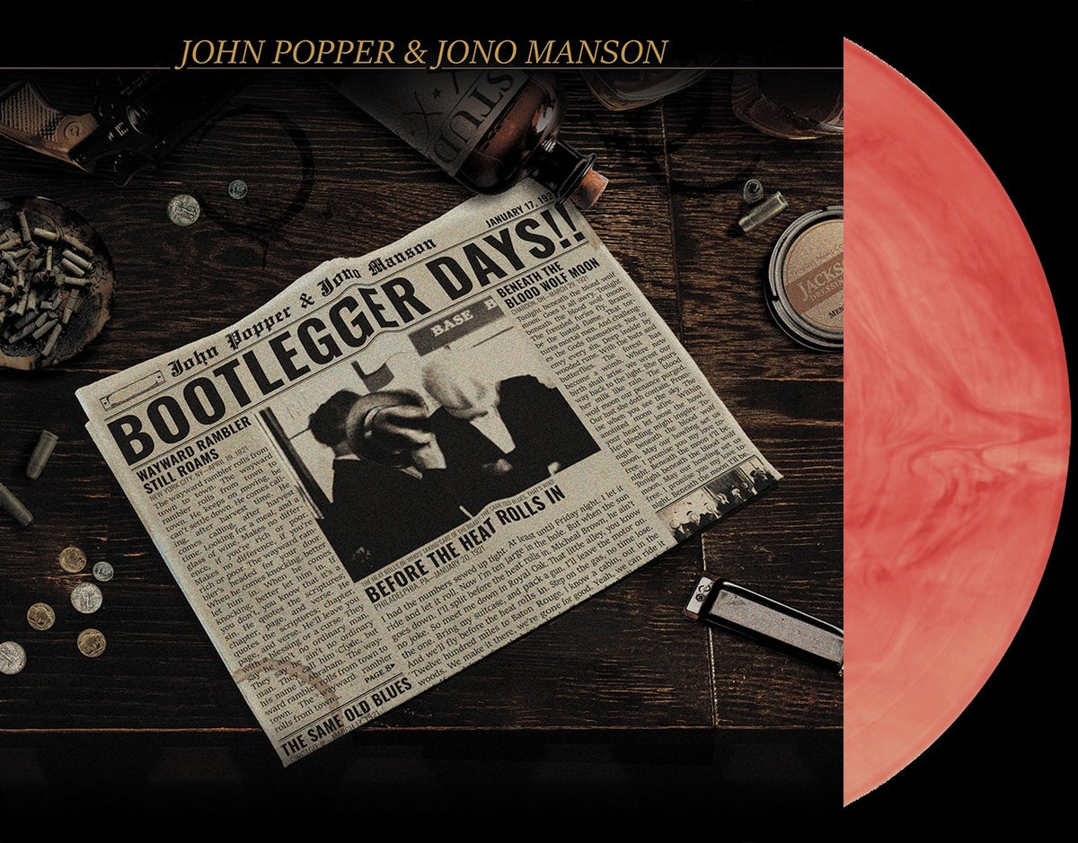 JOHN POPPER & JONO MANSON BOOTLEGGER DAYS!! COLORED LP NEW VINYL RECORD