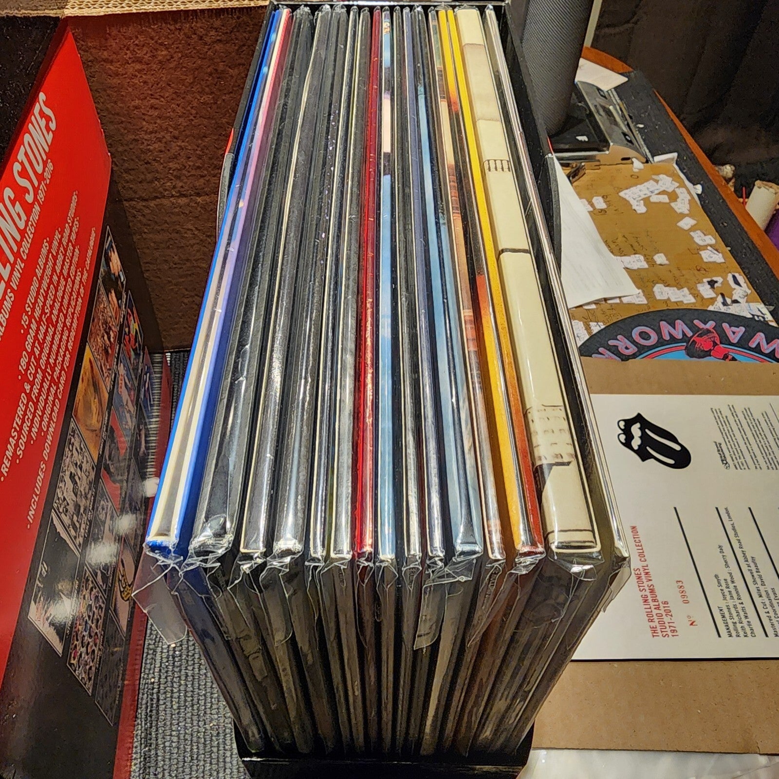 The Rolling Stones Studio Albums 1971-2016 Stereo SUPER DELUXE VINYL LP BOX SET