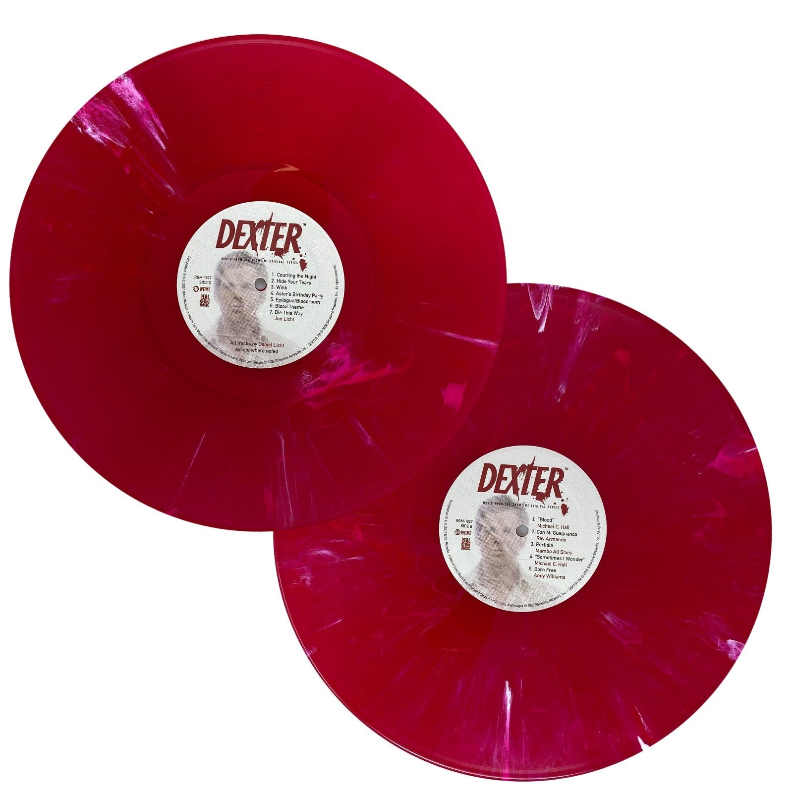 Dexter OST - VARIOUS ARTISTS (BLOOD RED + WHITE SWIRL VINYL) - SOUNDTRACK NEW LP
