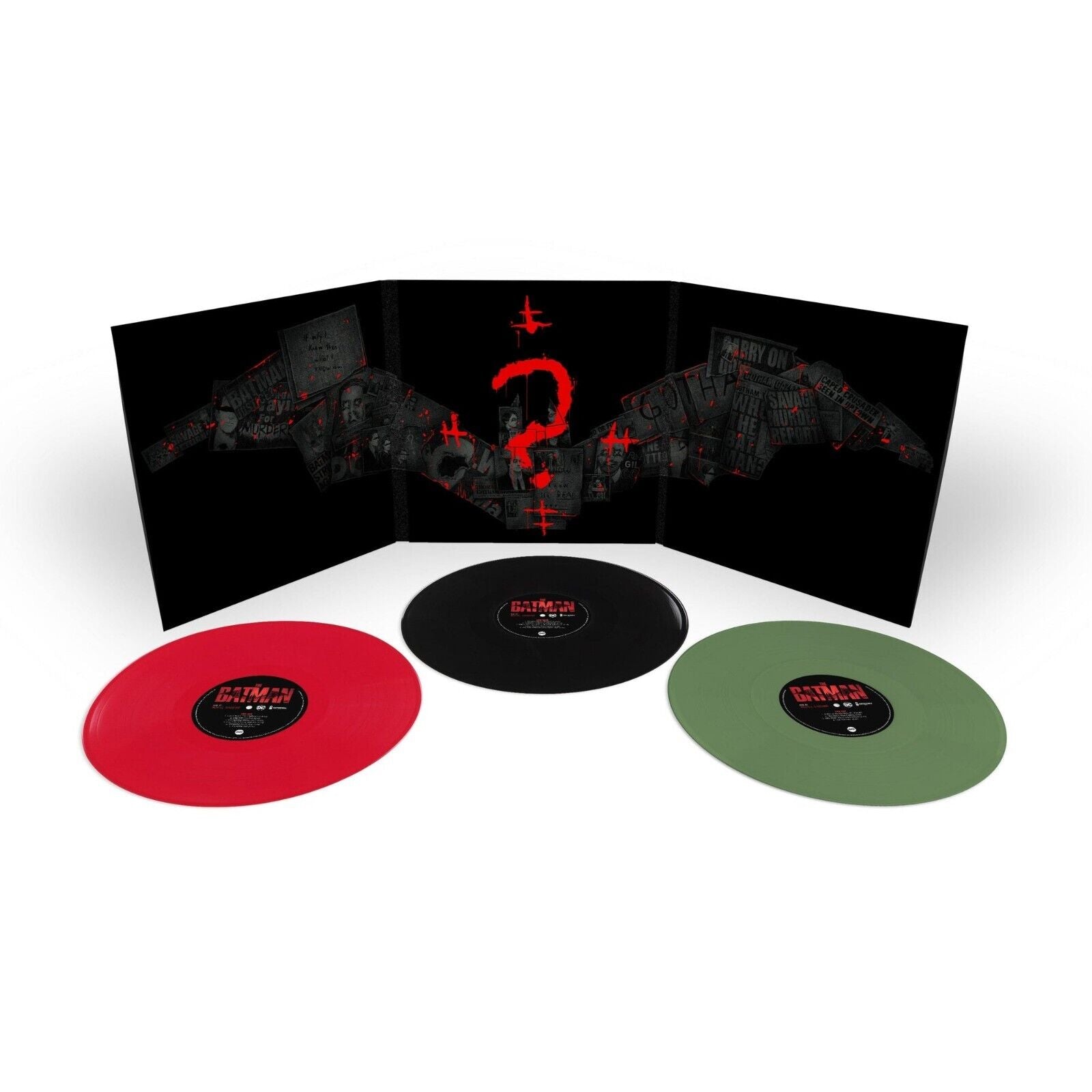 THE BATMAN (2022) - MONDO EXCLUSIVE SOUNDTRACK 3 LP 180G COLOR VINYL - GIACCHINO