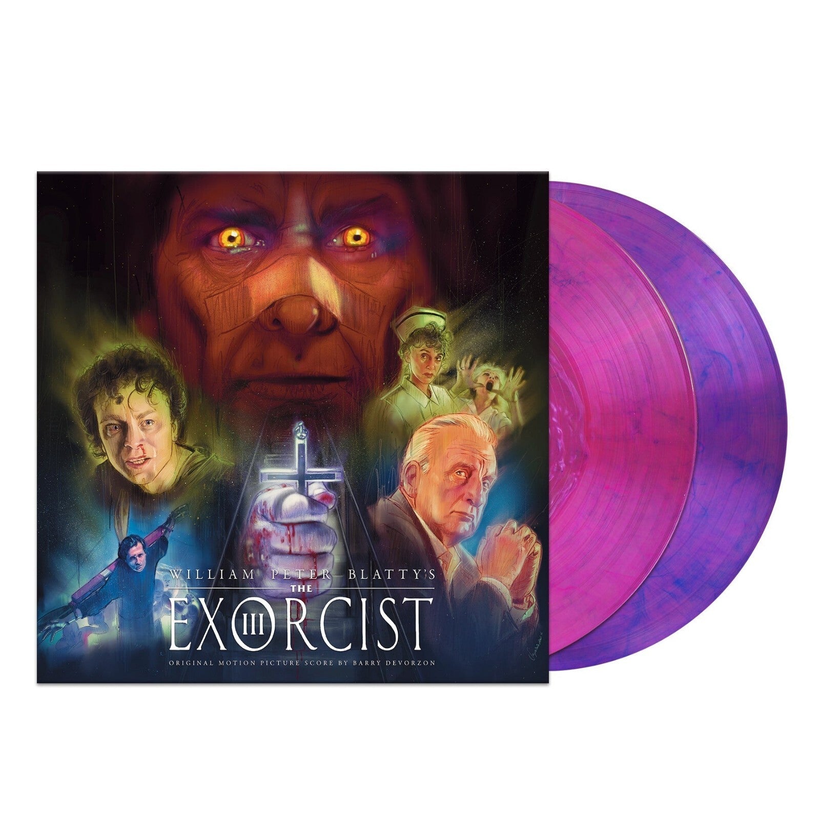 THE EXORCIST III Original Soundtrack Waxwork Vinyl Record LP NEON Barry DeVorzon