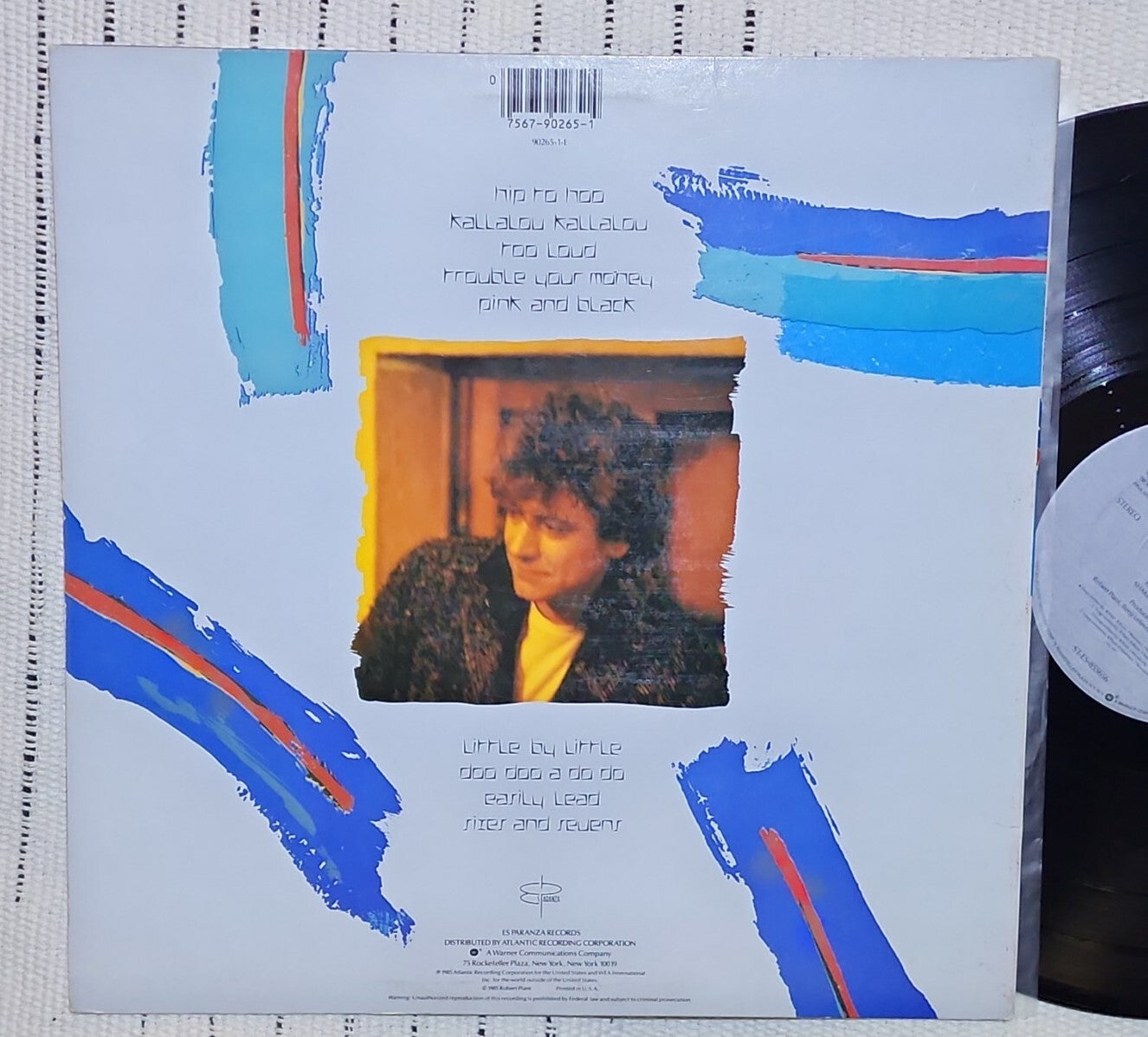 ROBERT PLANT SHAKEN N STIRRED Vinyl LP Vintage First Press 1st High Quality VG++