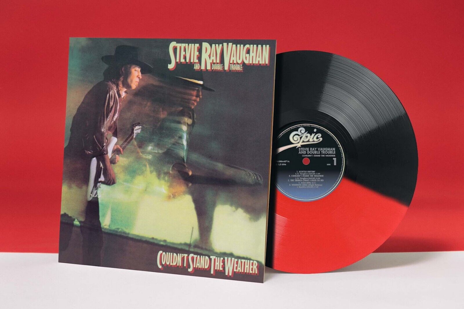 STEVIE RAY VAUGHAN- Couldn't Stand The Weather 180g Red Split Color Vinyl LP VMP