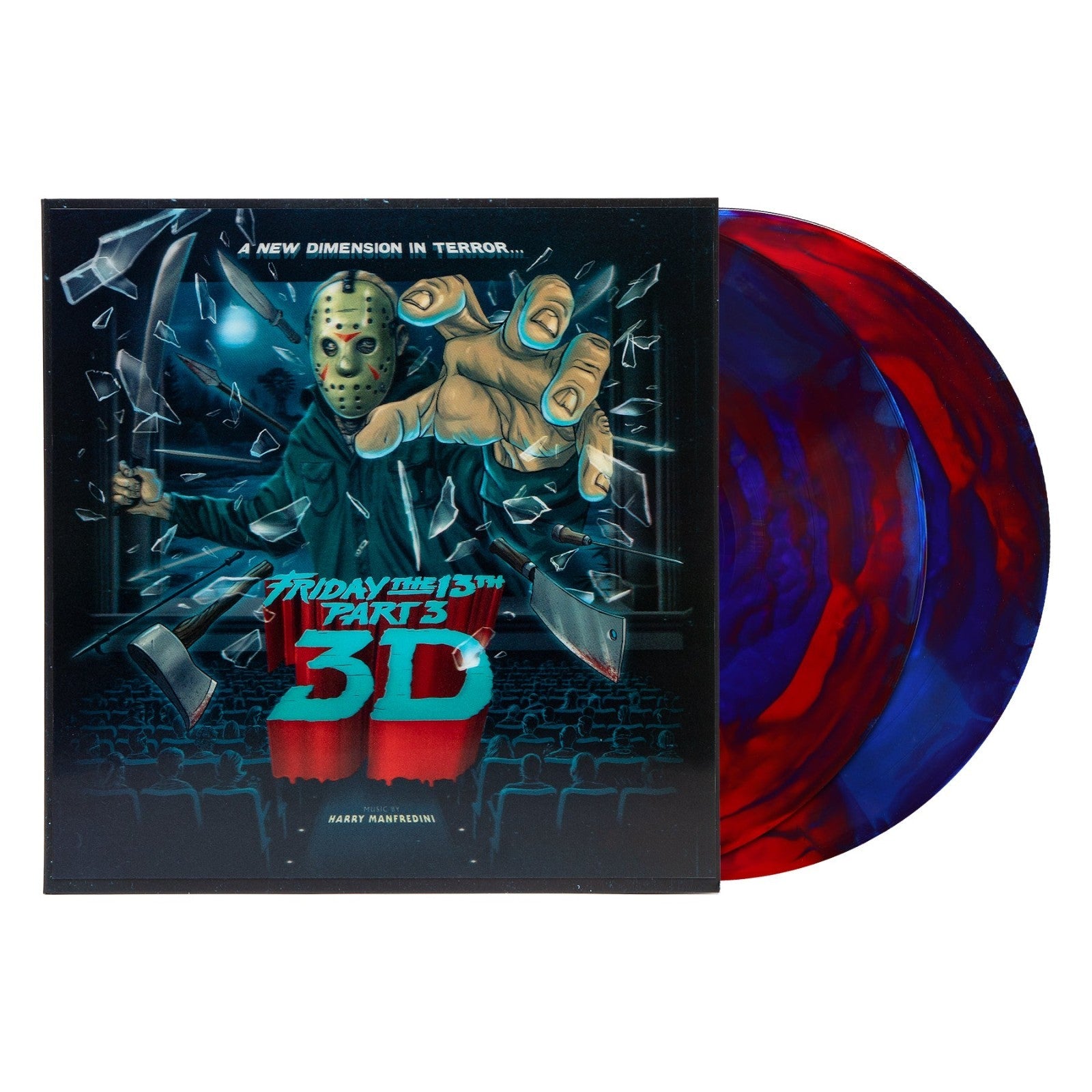 Friday The 13th III 3D Horror Soundtrack OST Score Colored Vinyl Waxwork Records