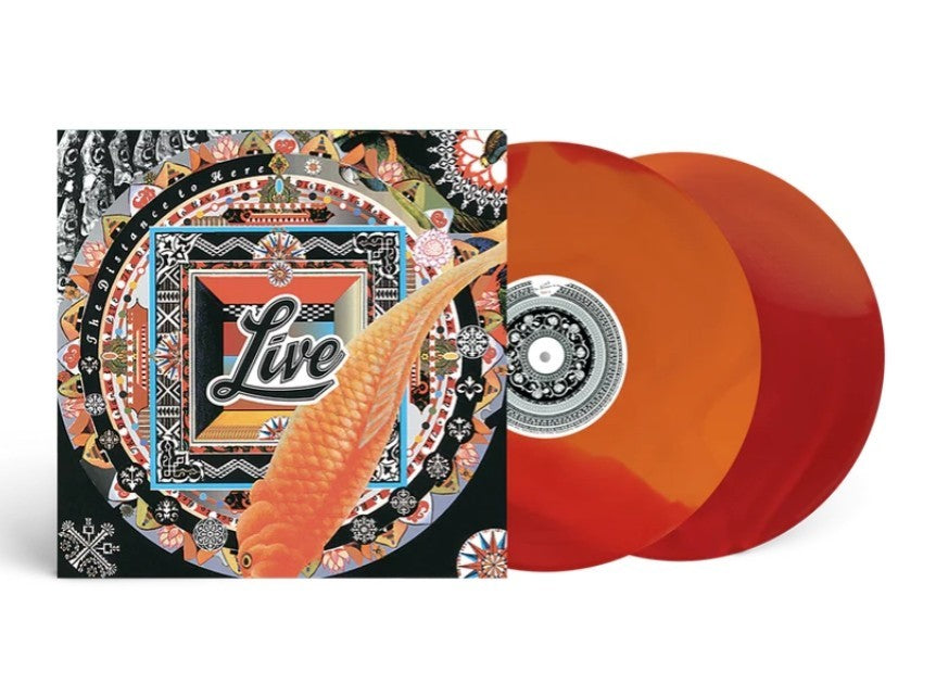 LIVE The Distance To Here (Deluxe Edition) SEALED 2 LP  Apple Red & Orange Vinyl