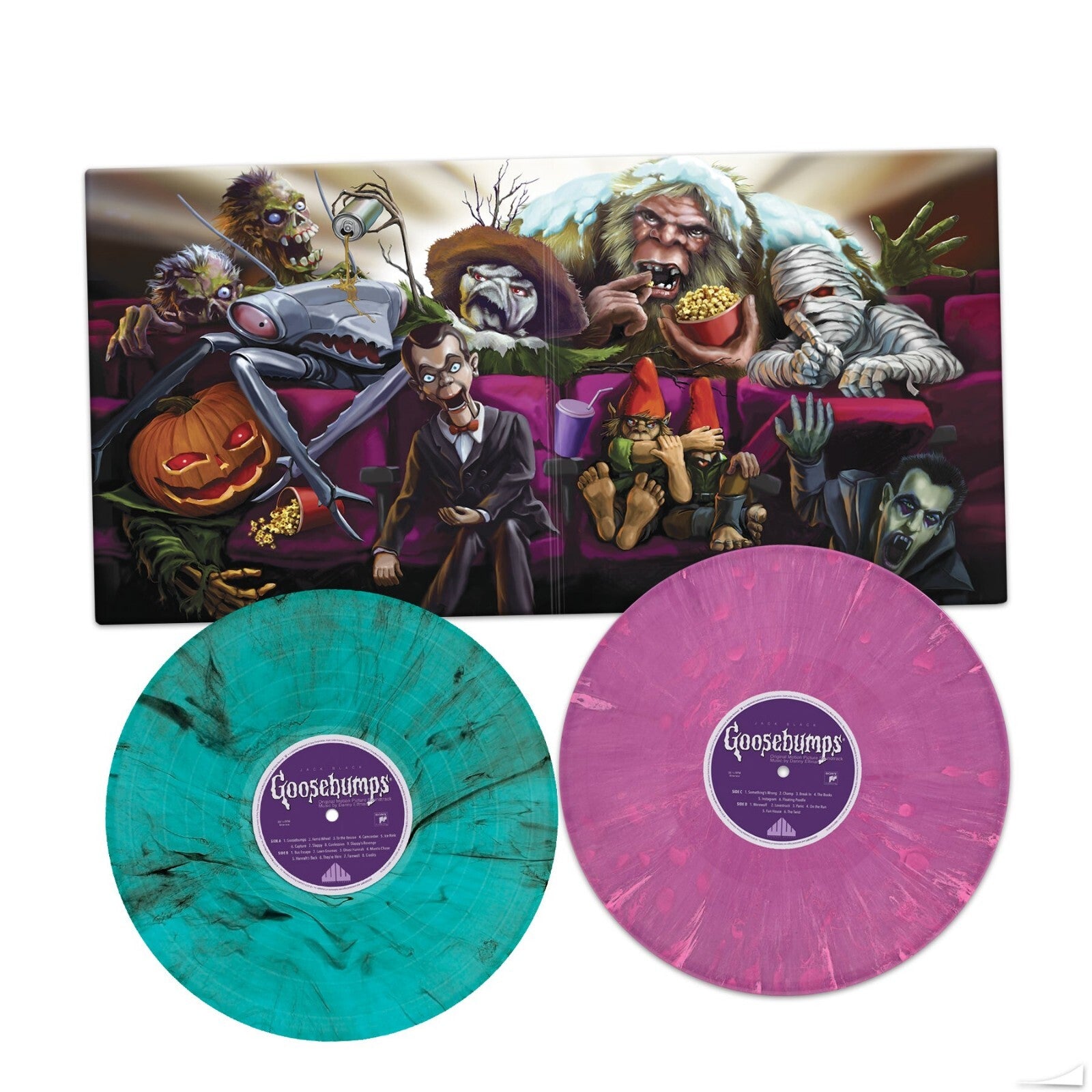 Goosebumps Soundtrack 2 LP  Danny Elfman Waxwork Horrorland Vinyl Spooky Sounds
