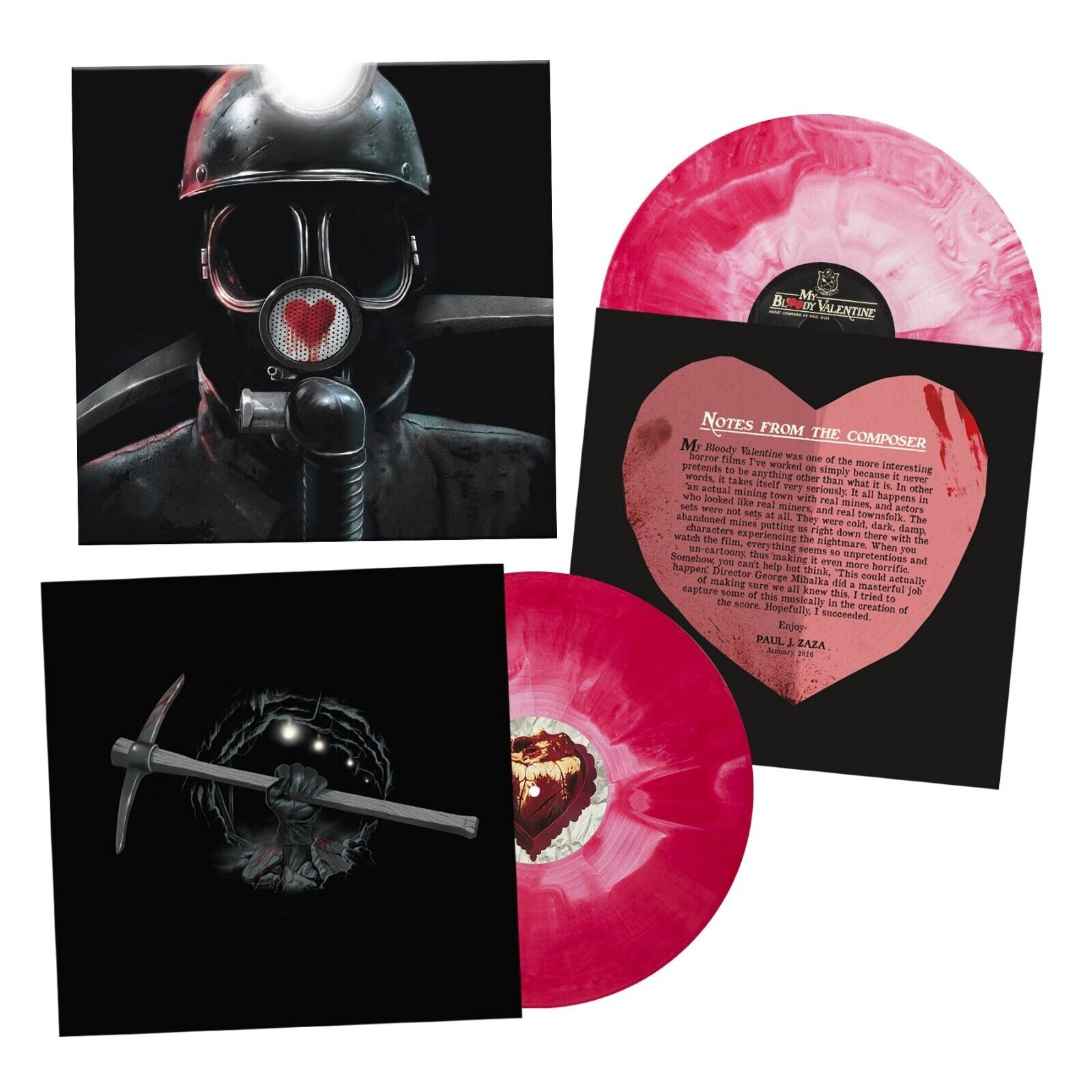 My Bloody Valentine 1981 Horror Movie Soundtrack Score HandPoured Color Vinyl LP