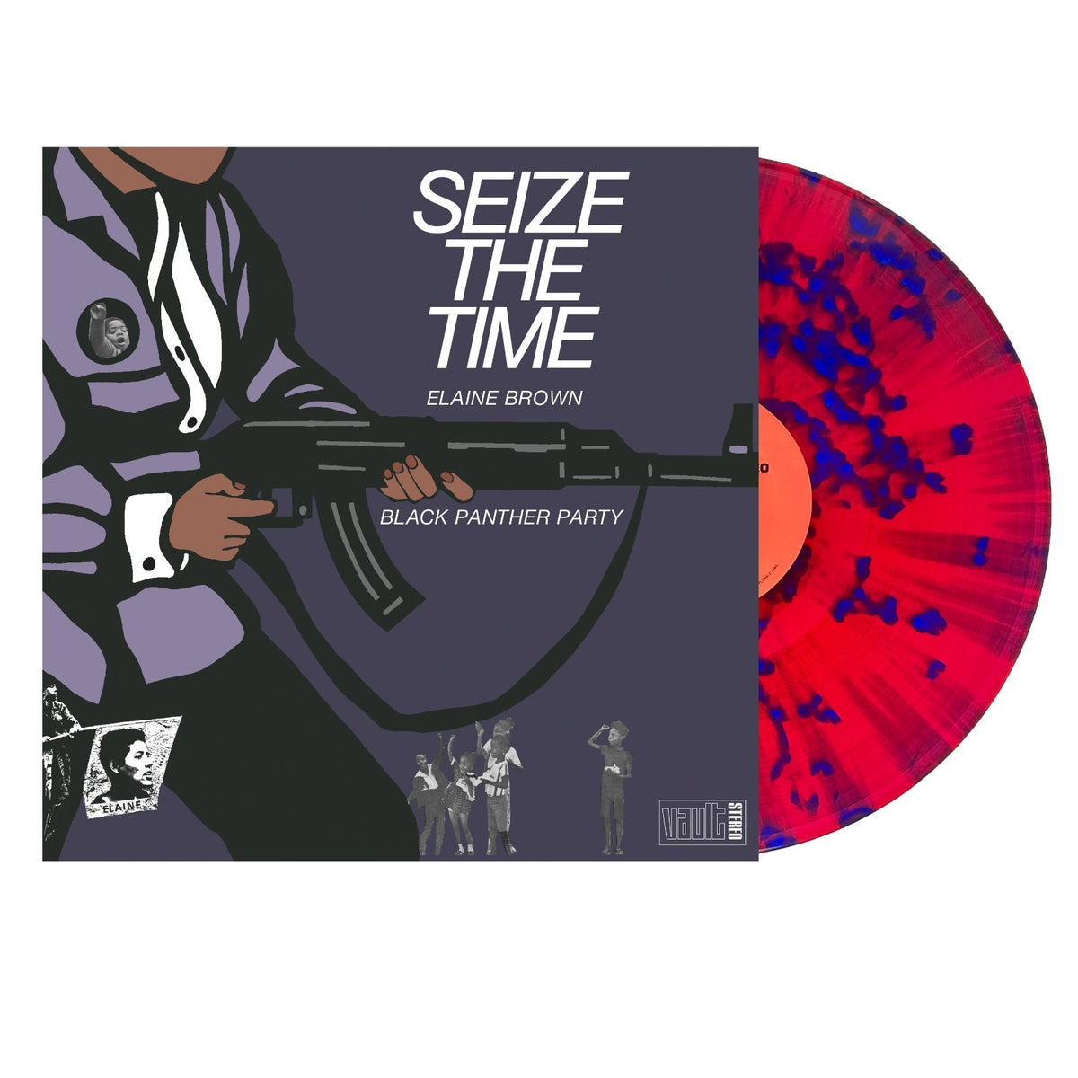 ELAINE BROWN LP - Seize The Time RED + BLUE VINYL LIMITED /50 SOUL JAZZ POETRY