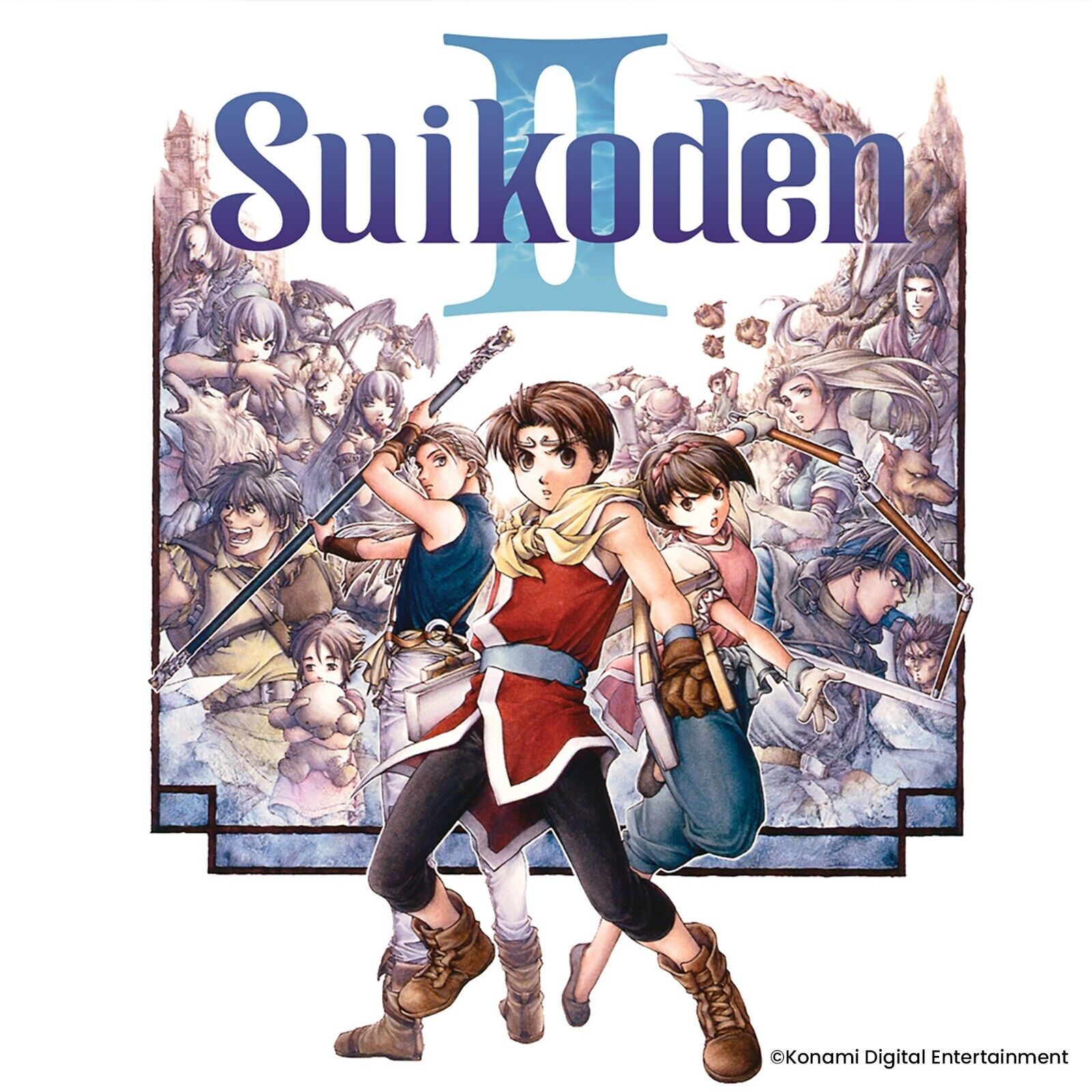 Suikoden II 2 Original Video Game Soundtrack 2x Vinyl LP Blue Record OST NEW