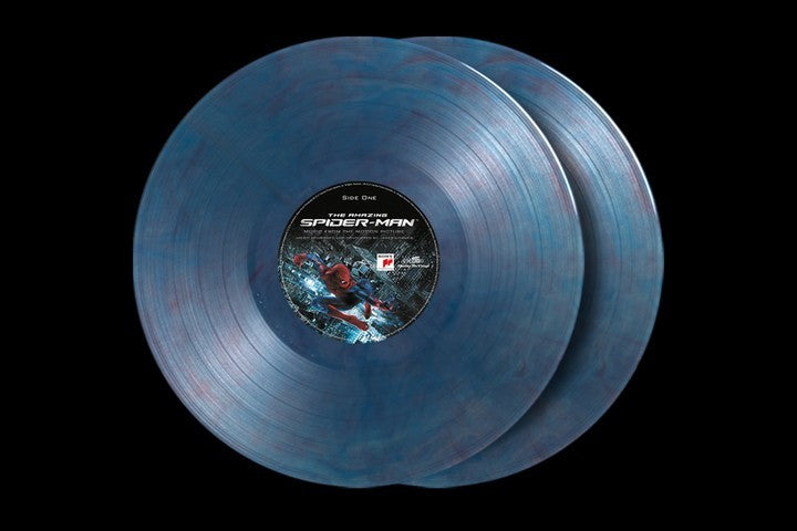 THE AMAZING SPIDER-MAN - OST - 2-LP TRANSLUCENT BLUE/RED MARBLED VINYL - LE NEW