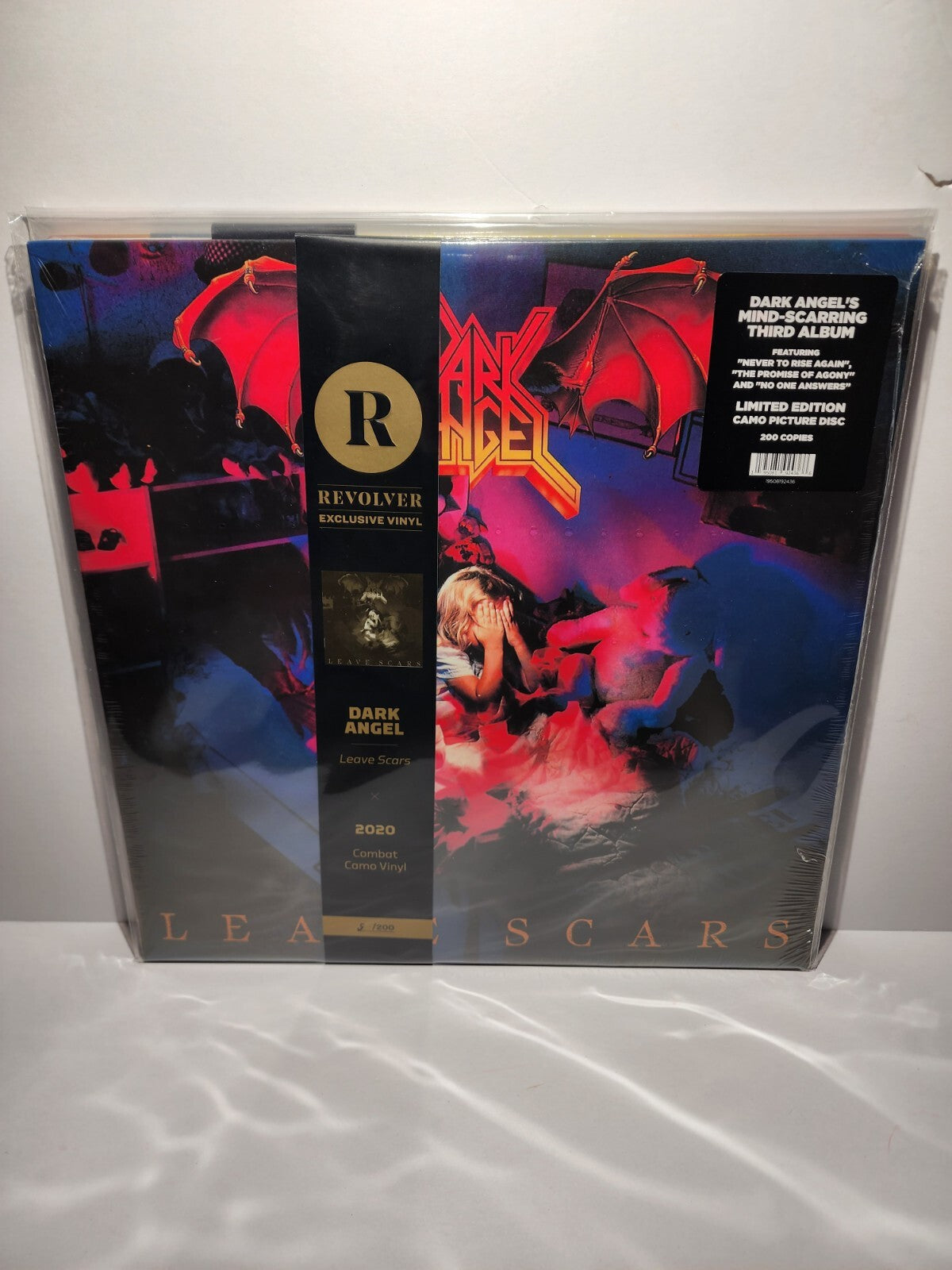 Dark Angel - Leave Scars LP #5/200 Combat CAMO PICTURE DISC Thrash Metal Album