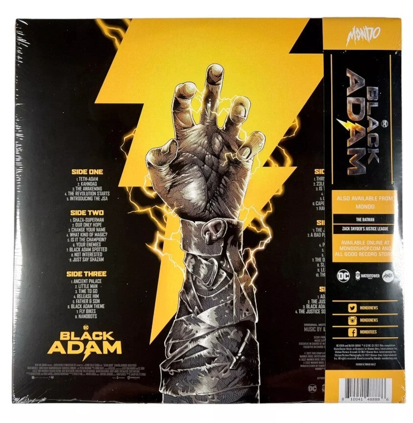 Black Adam Soundtrack (Vinyl) New Sealed 3x LP Mondo Sold Out DC Comics OST