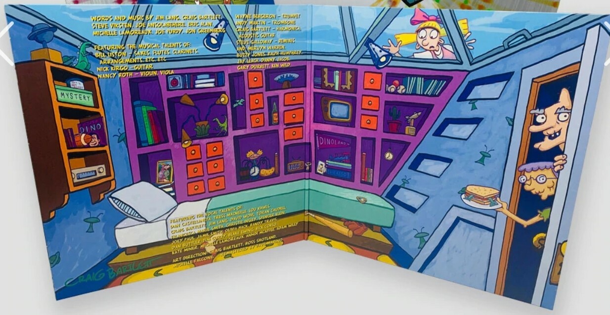 Hey Arnold! The Music, Vol 1 LIMITED 50 Nickelodeon "Dirt Filled" LP Jim Lang