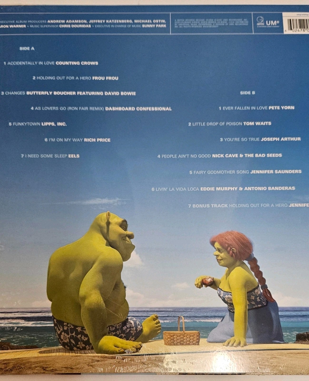 Shrek 2 Vinyl 1LP Sky Blue & Green Mix Original Motion Picture Soundtrack