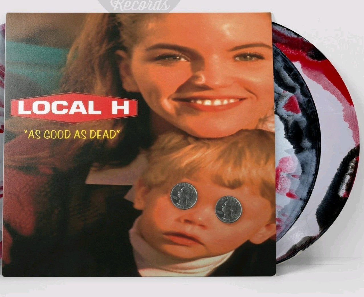 LOCAL H As Good As Dead NEW 2LP RED/BLACK/WHITE SWIRL VINYL